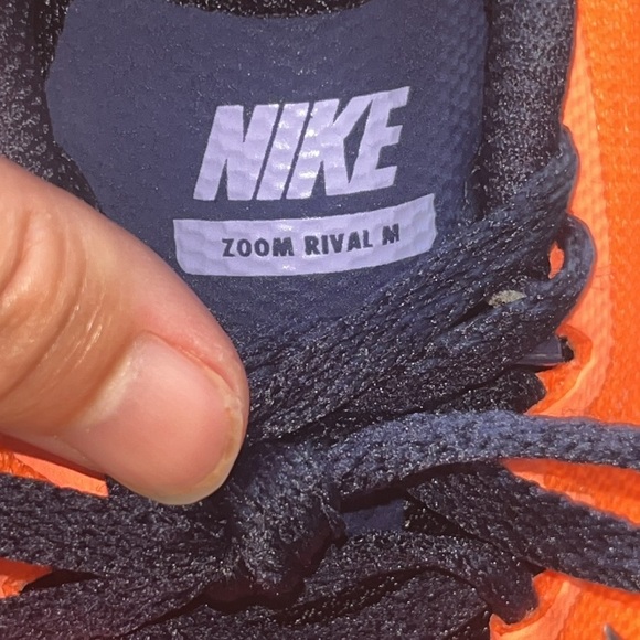 Nike women’s Zoom Rival M 9 Bright Mango spiked running shoes size 7.5 - Picture 4 of 10